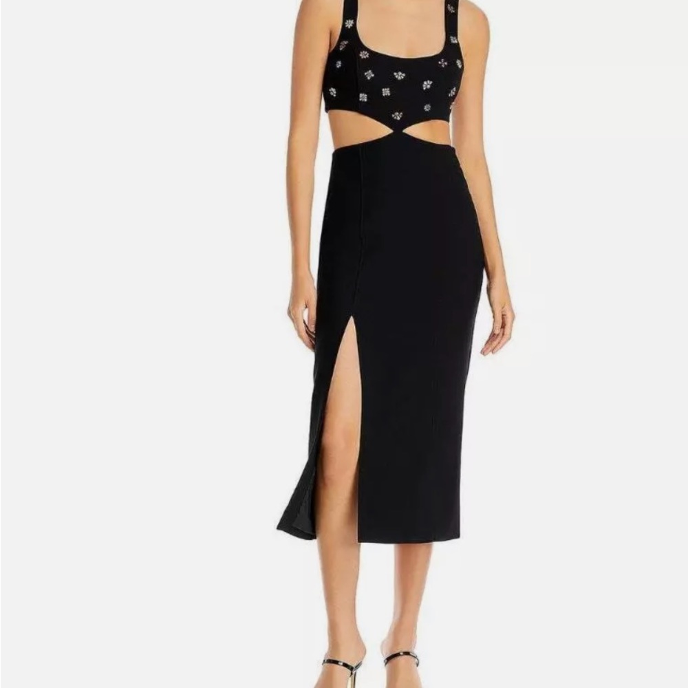 Cinq à Sept Black Cutout Dress Quinny